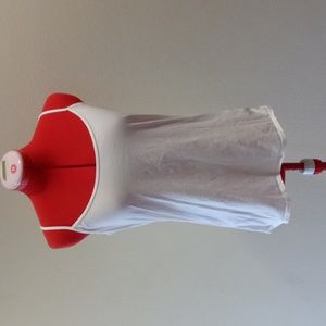 NWOT Old Navy Fitted XL TG White Tank Top Adjustable